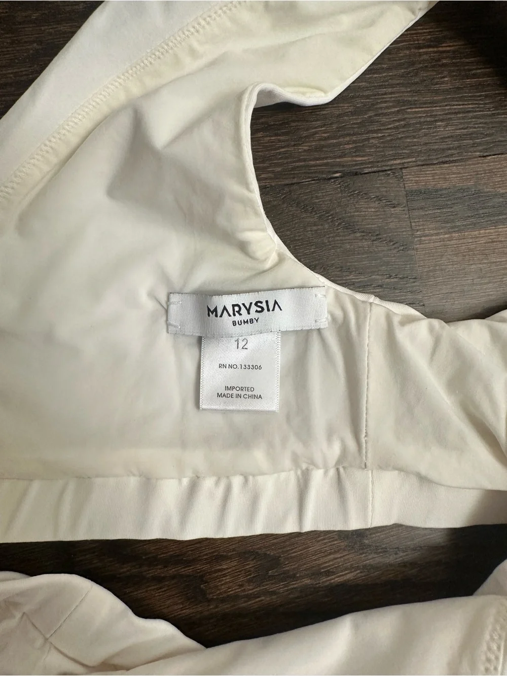 Marysia Bumby Swim Bikini Top Size 12